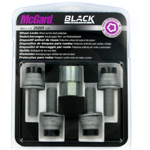 Bulloni piatti con rondella, kit 4 pz - Black Edition - D020