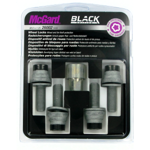 Bulloni piatti con rondella, kit 4 pz - Black Edition - D010