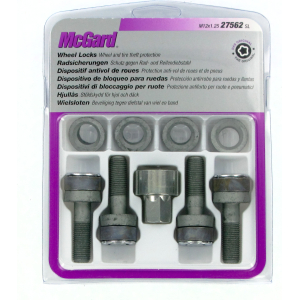 Bulloni con rondella conica, kit 4 pz - Ultra High Security - C010