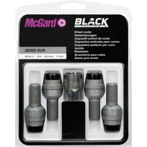 Bulloni sferici, kit 4 pz - Black Edition - E095