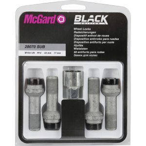 Bulloni sferici, kit 4 pz - Black Edition - E180