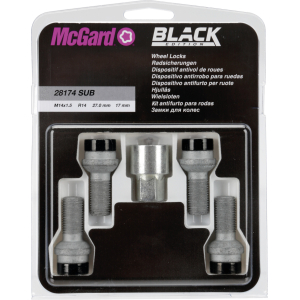 Bulloni sferici, kit 4 pz - Black Edition - E090