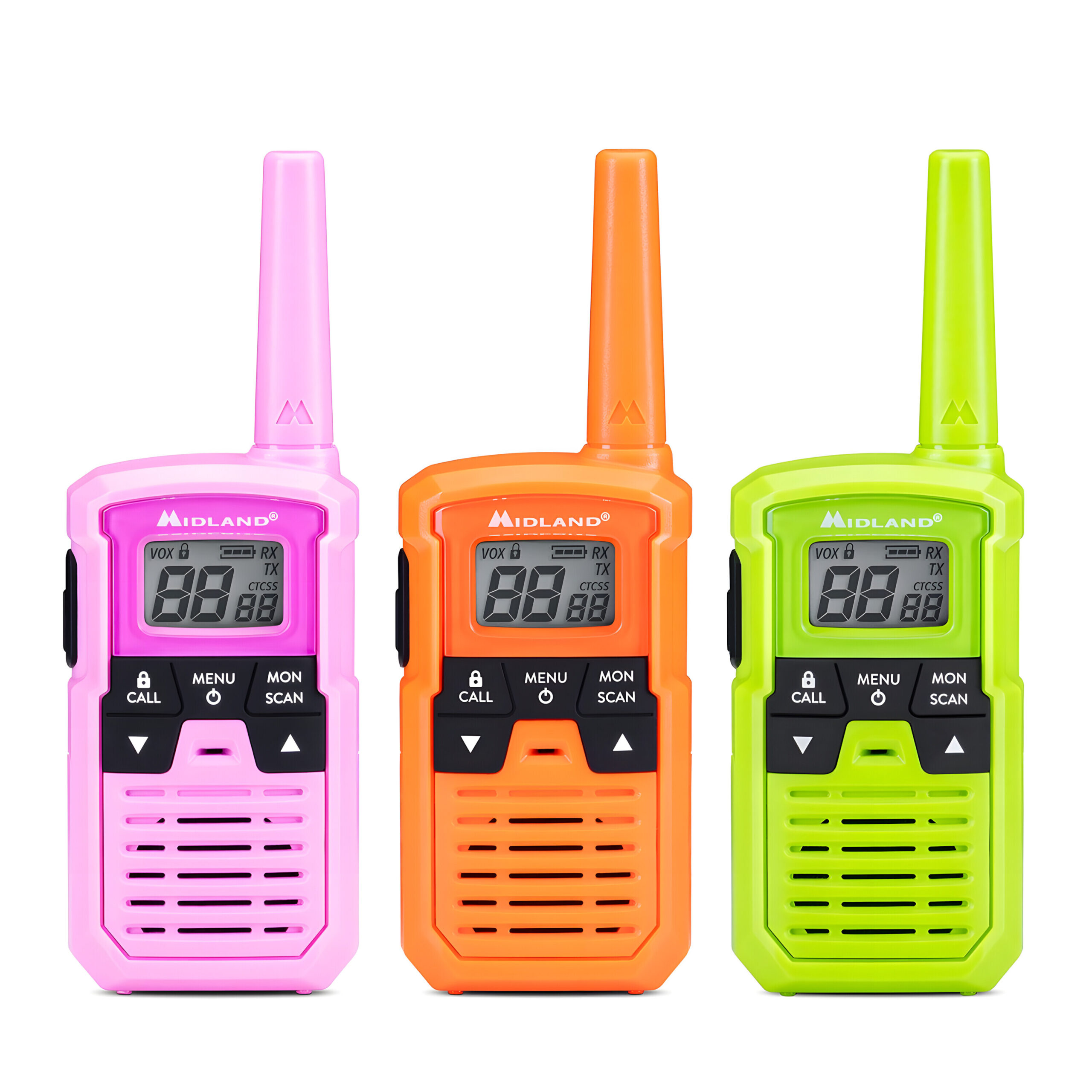 XT10 PRO Multicolor, set 3 walkie talkie
