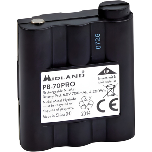 PB70 PRO/XT70 PRO, Batteria Walkie Talkie