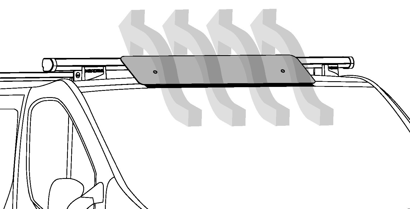 K-11, Deflettore Aero Kargo - 110 cm - immagine 3
