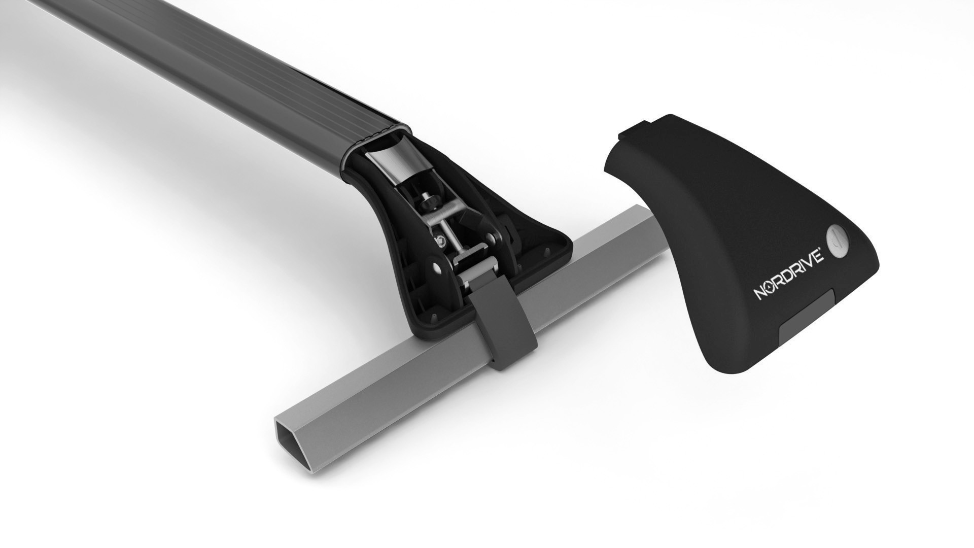 Snap Steel Rail, set completo barre portatutto telescopiche in acciaio - S - F0 - immagine 4