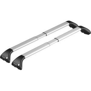 Snap Alu, coppia barre portatutto telescopiche in alluminio - S - 80÷111 cm
