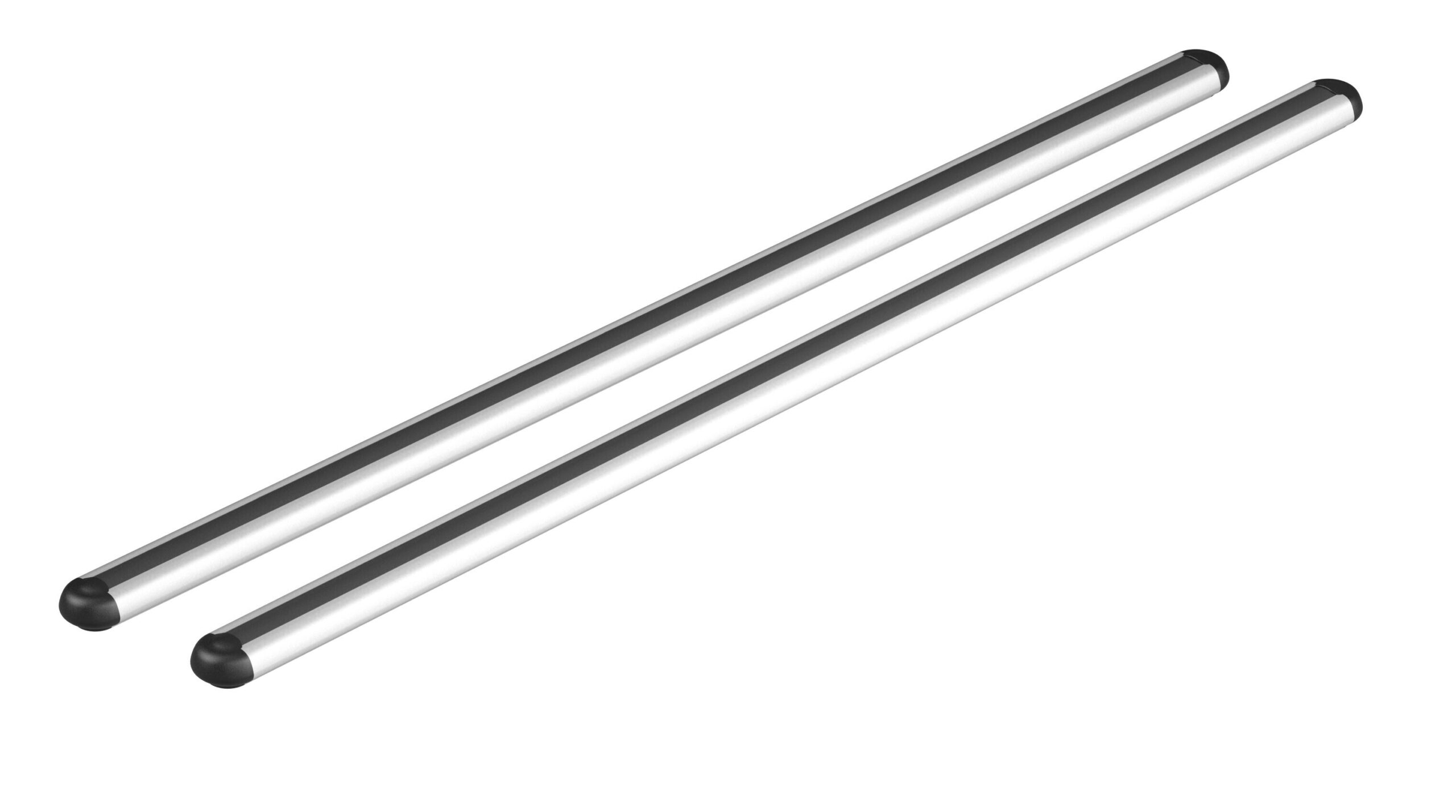 Alumia, coppia barre portatutto in alluminio - L - 127 cm