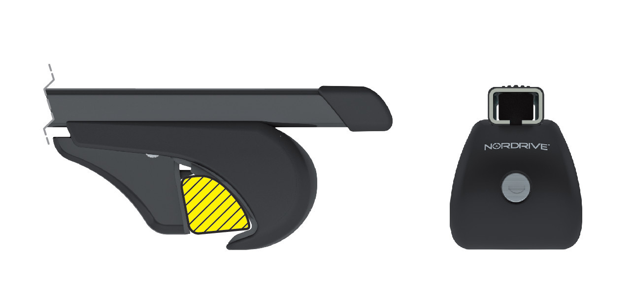 Quadra Rail, set completo barre portatutto in acciaio - S - Evos RS - immagine 6