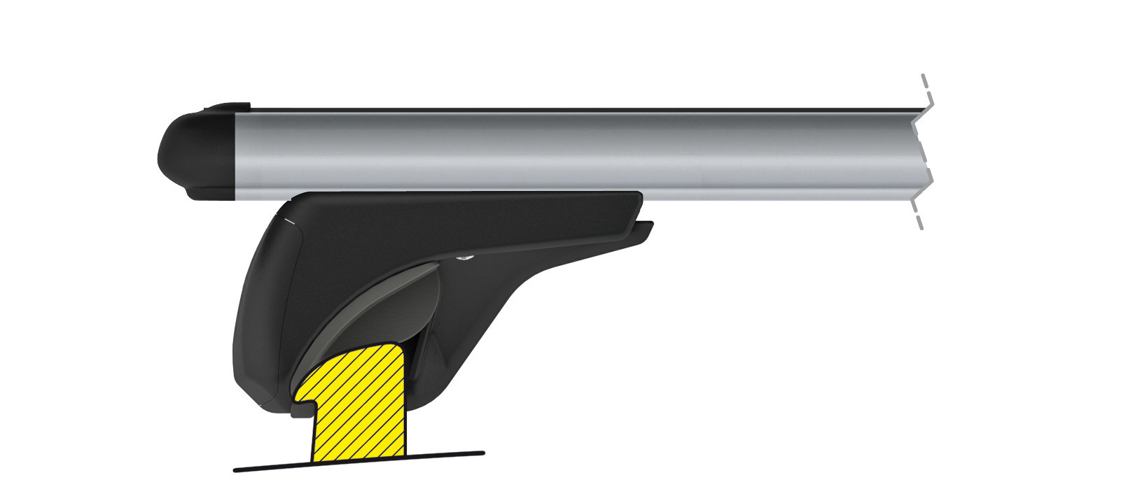 Alumia In-Rail, set completo barre portatutto in alluminio - M - Evos IA - immagine 7