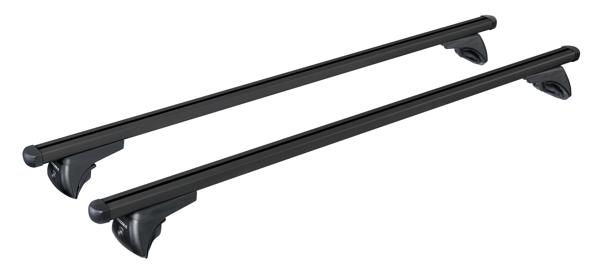 Helio Black In-Rail, set completo barre portatutto in alluminio - L - Evos IA