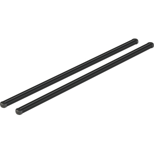 Helio Black, coppia barre portatutto in alluminio - M - 120 cm