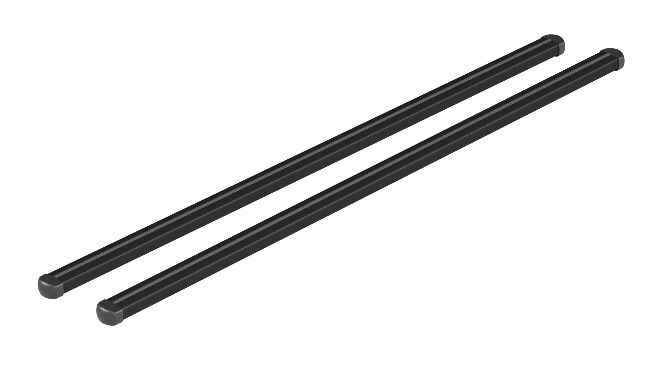 Helio Black, coppia barre portatutto in alluminio - M - 120 cm