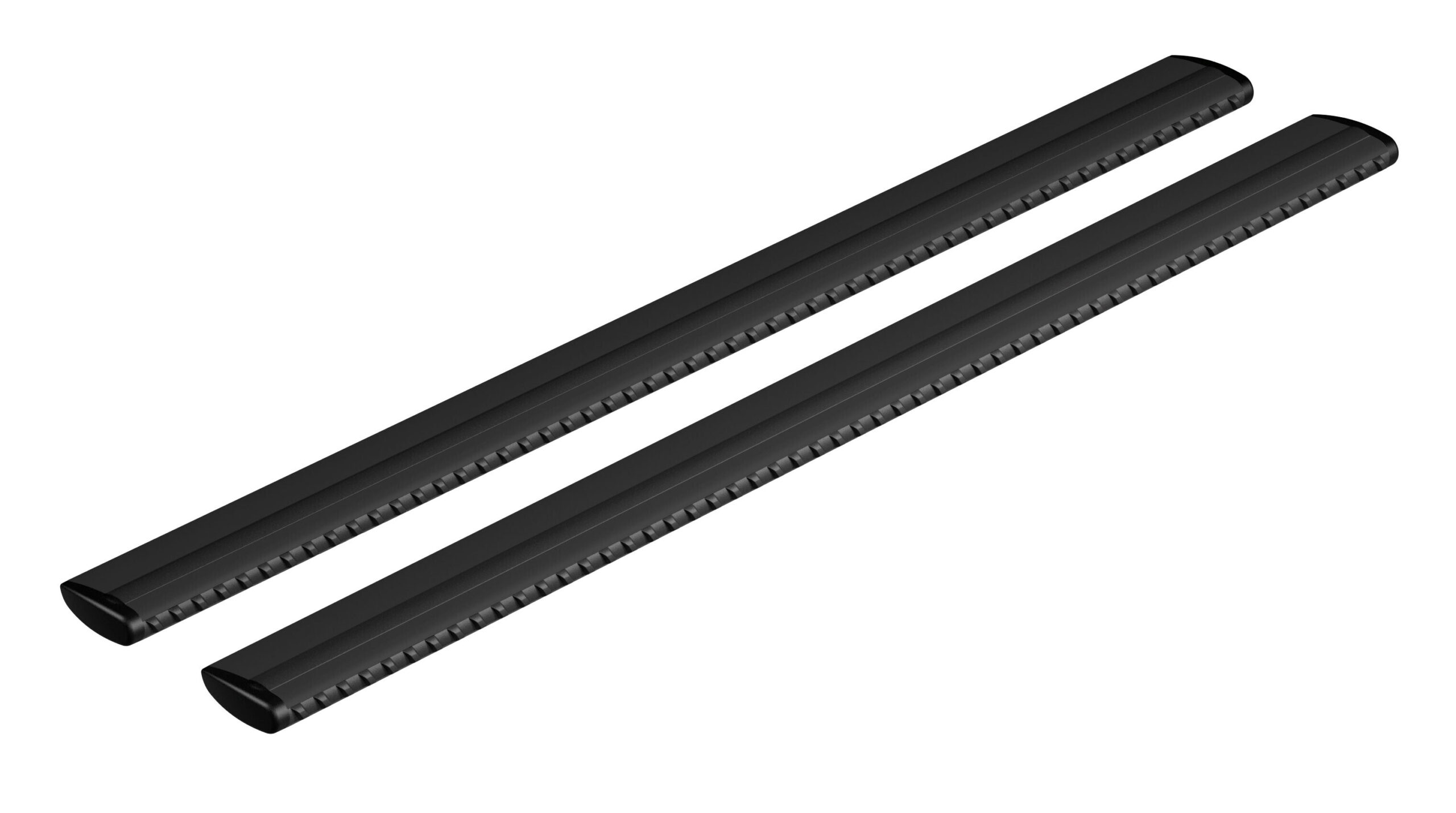 Silenzio Black, coppia barre portatutto in alluminio - XL - 140 cm