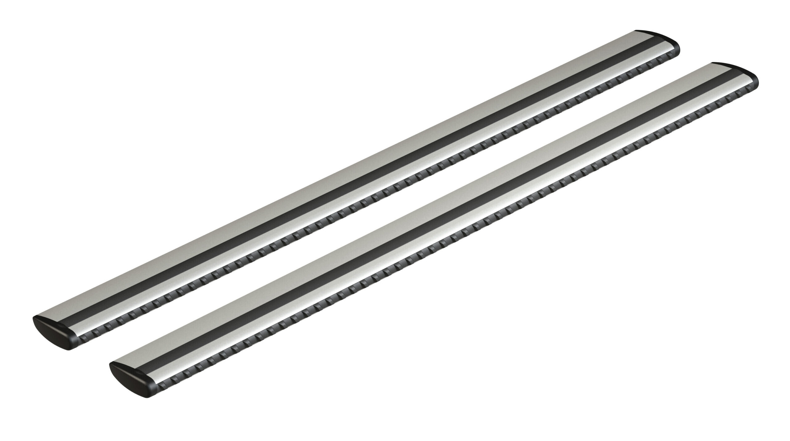Silenzio, coppia barre portatutto in alluminio - M - 120 cm
