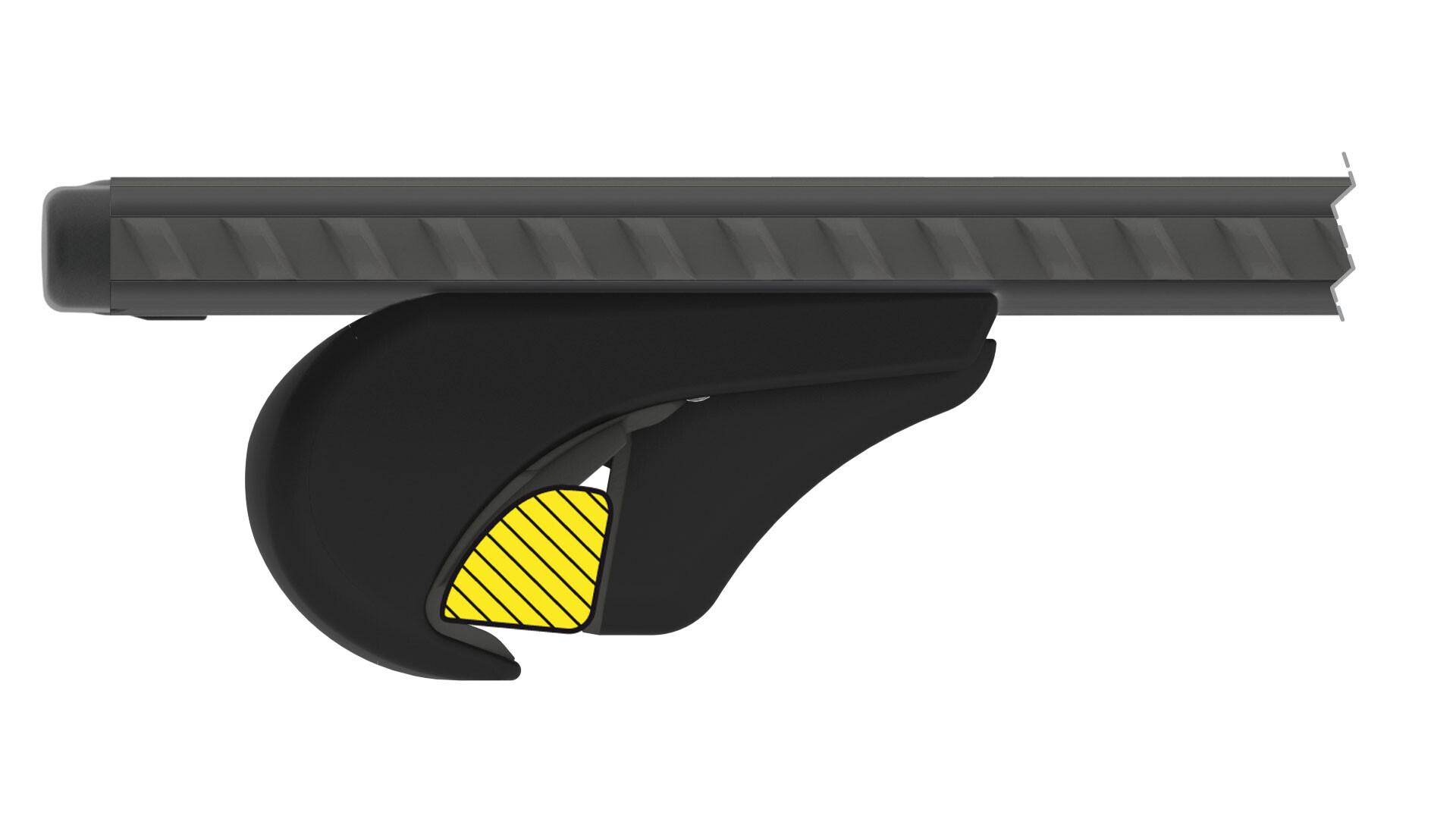 Silenzio Black Rail, set completo barre portatutto in alluminio - L - Evos RA - immagine 4