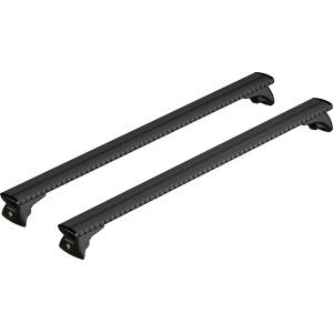 Silenzio Black In-Rail, set completo barre portatutto in alluminio - L - Evos IA