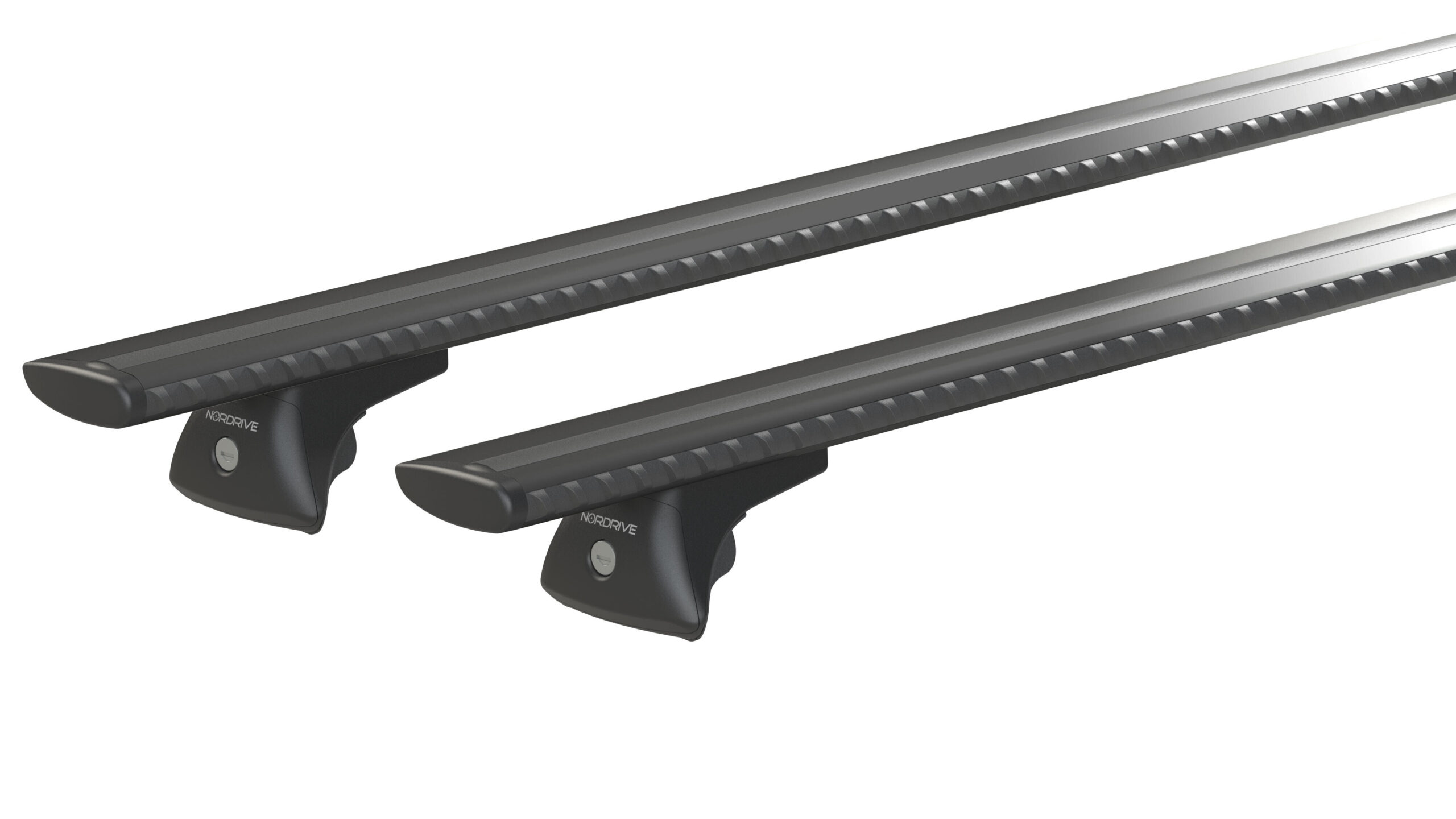 Silenzio Black In-Rail, set completo barre portatutto in alluminio - L - Evos IA - immagine 2