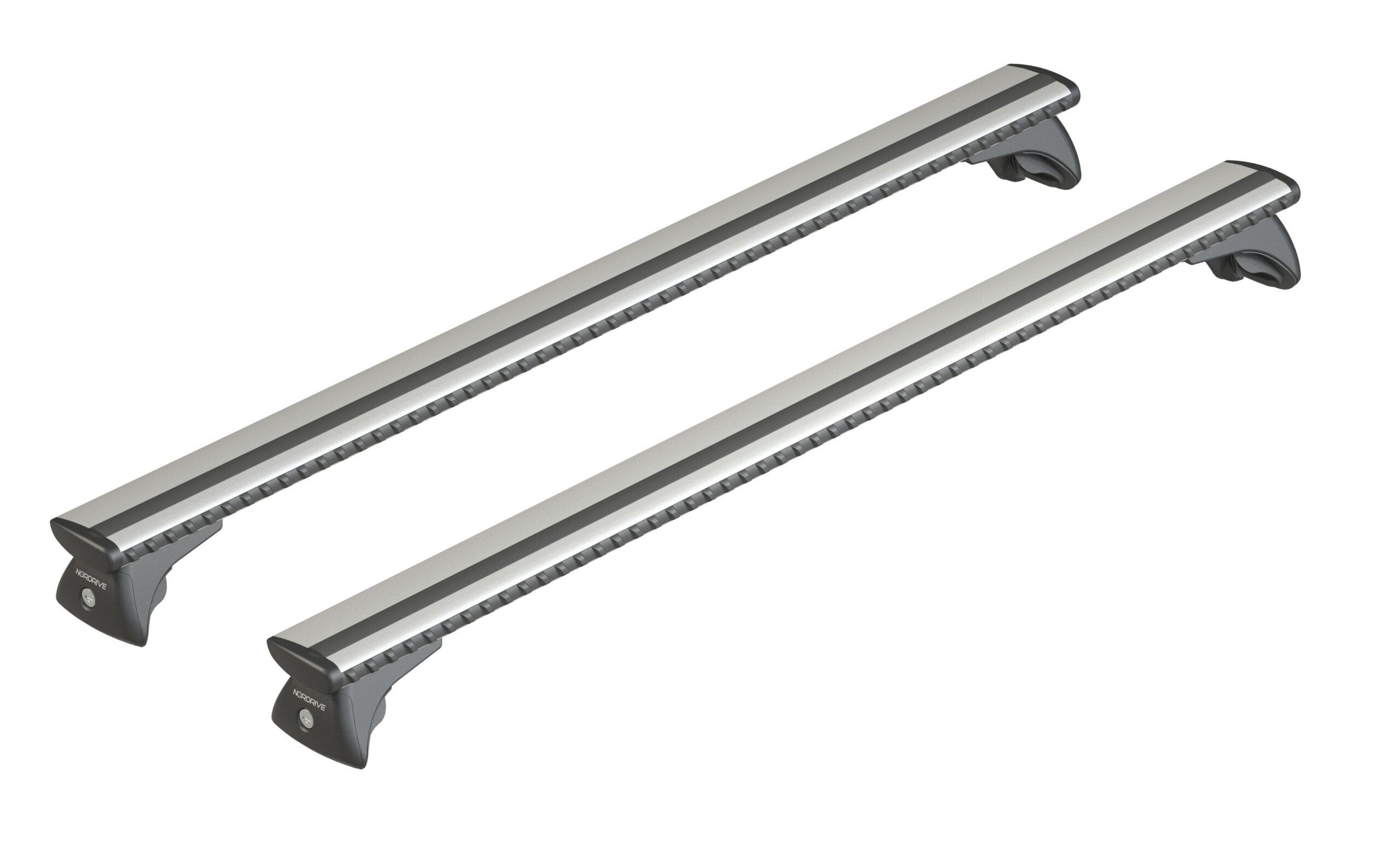 Silenzio In-Rail, set completo barre portatutto in alluminio - S - Evos IA