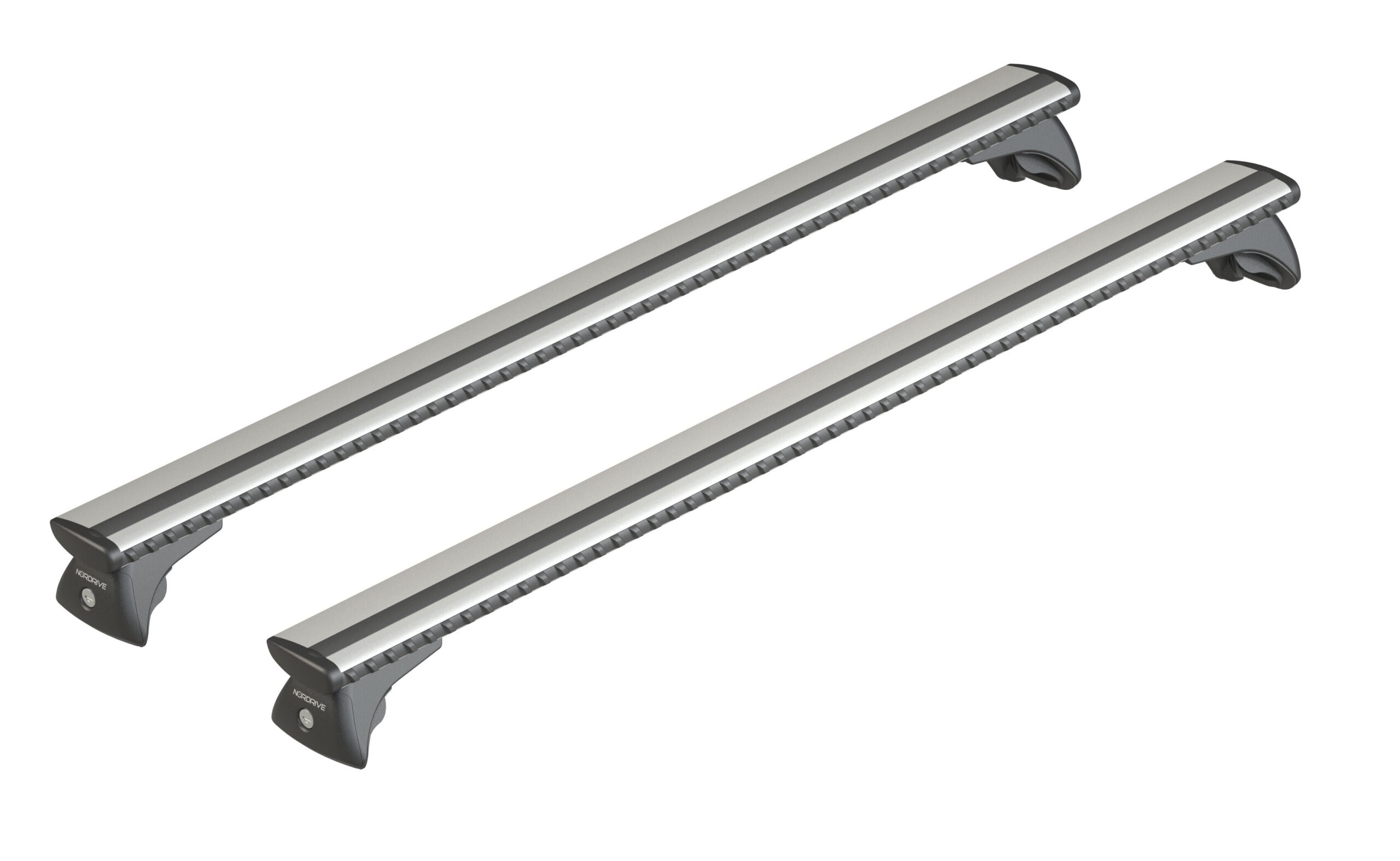 Silenzio In-Rail, set completo barre portatutto in alluminio - M - Evos IA