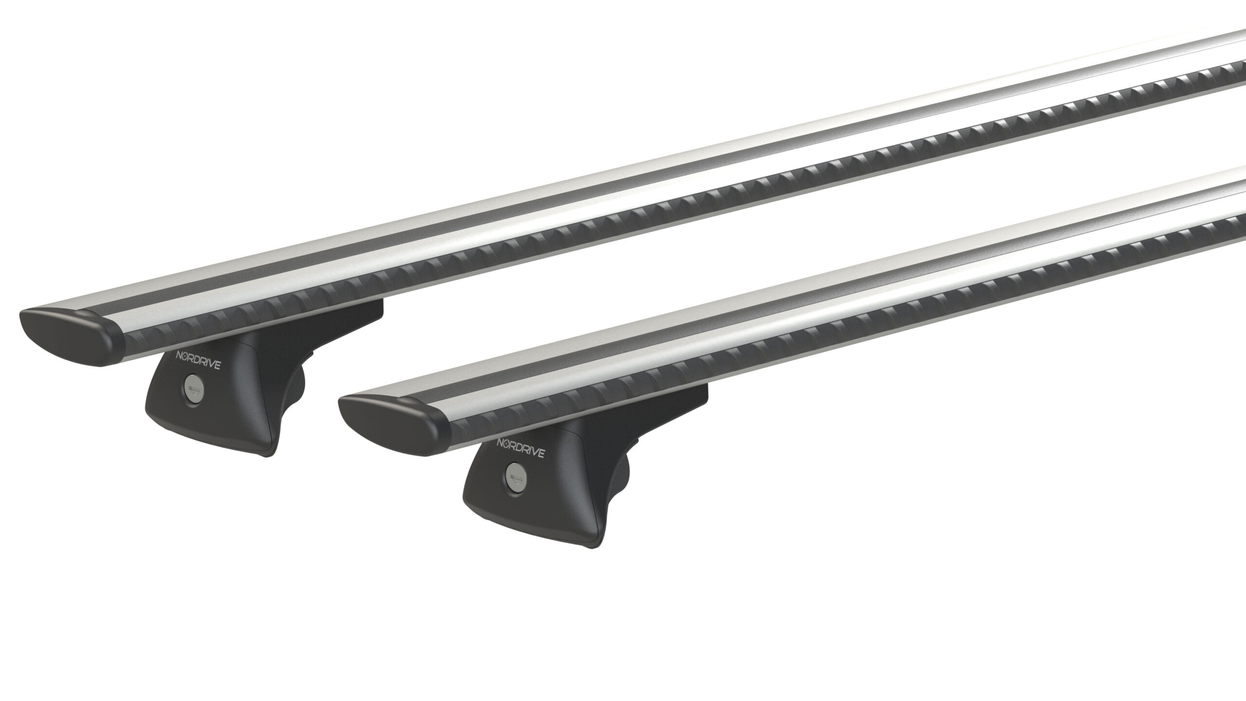 Silenzio In-Rail, set completo barre portatutto in alluminio - M - Evos IA - immagine 2