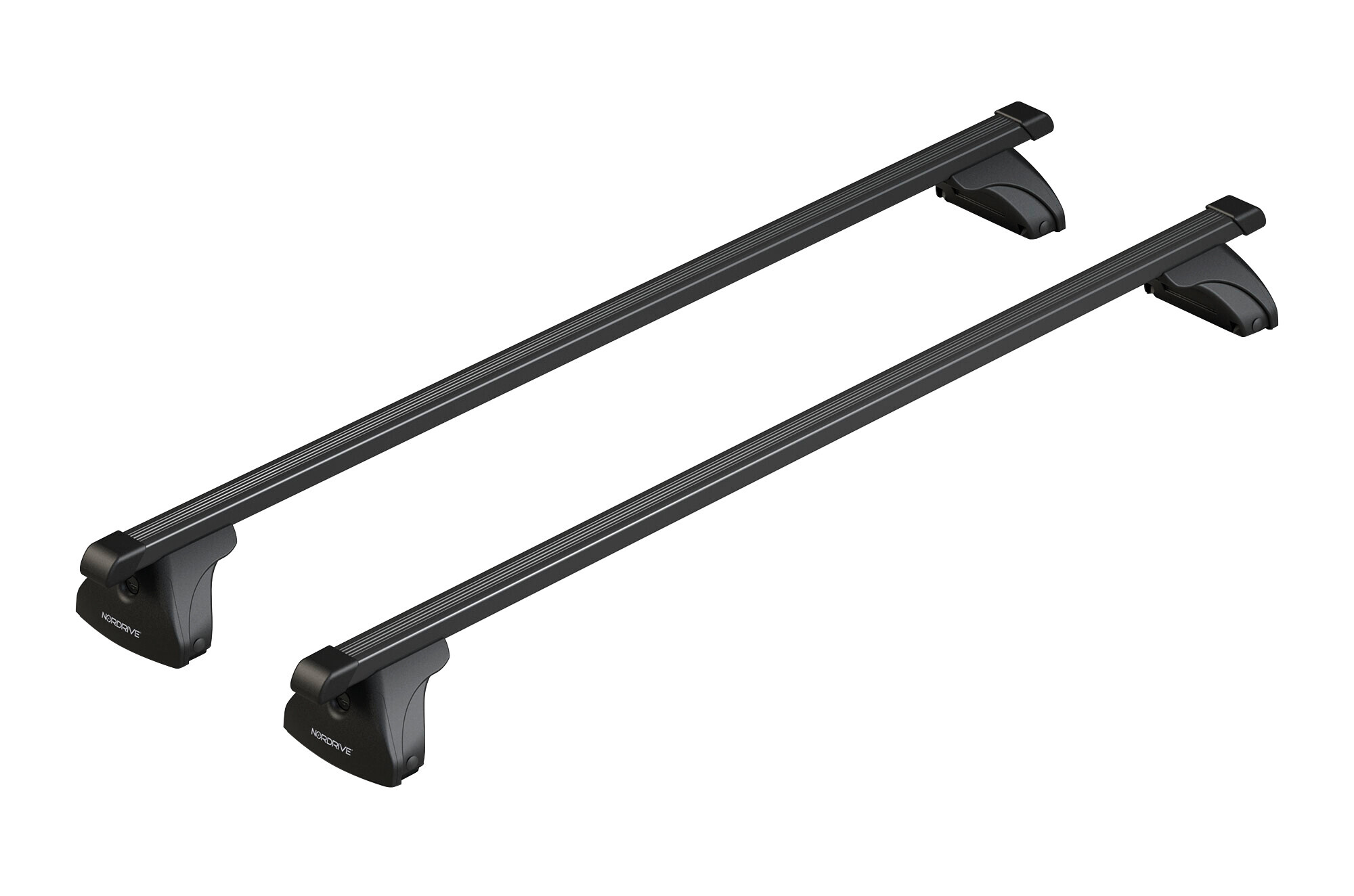 Max-Load, set barre portatutto Quadra premontate con kit piedi Evos LP - L - 127 cm