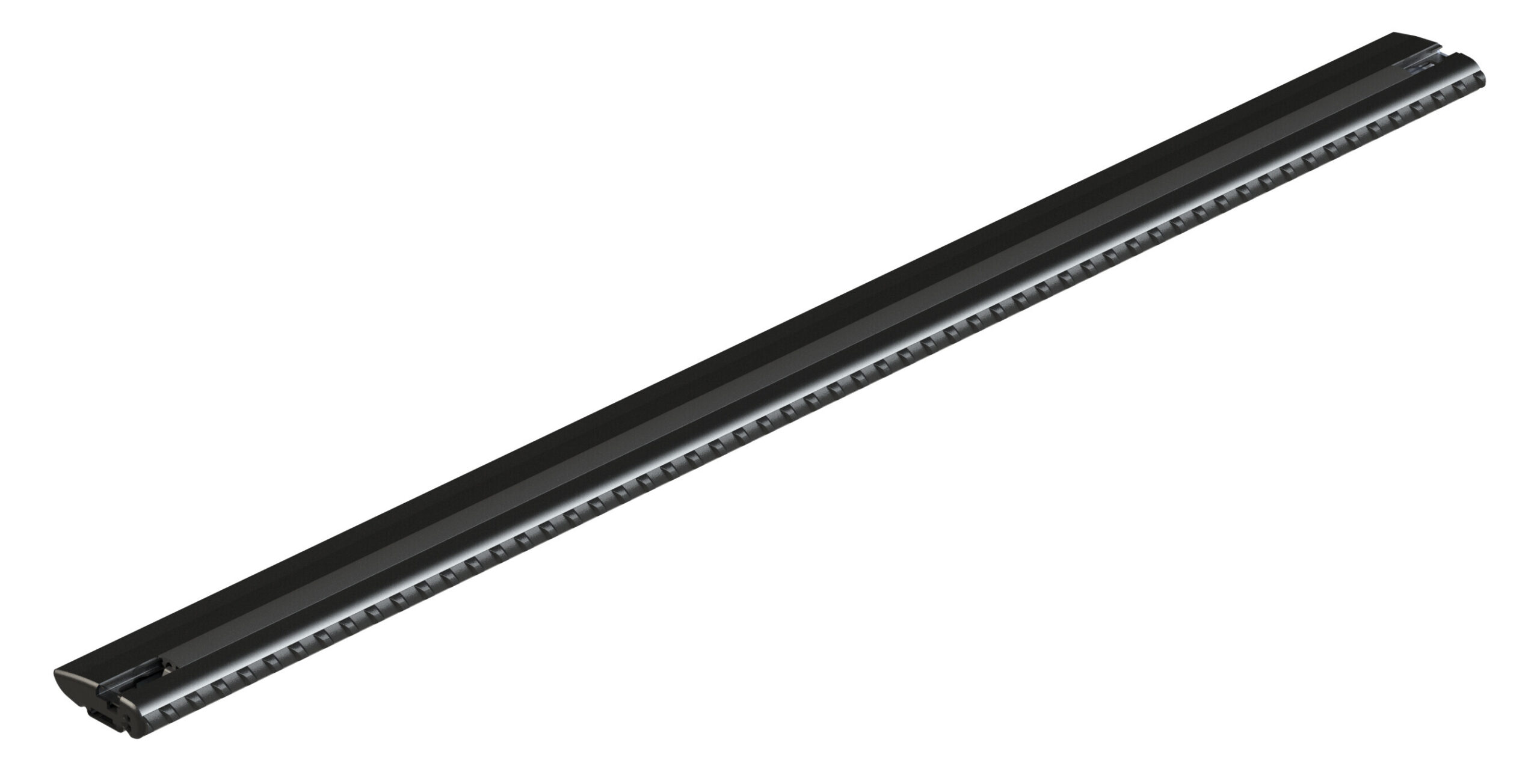 Silenzio CX Black, barra portatutto in alluminio - 119 cm