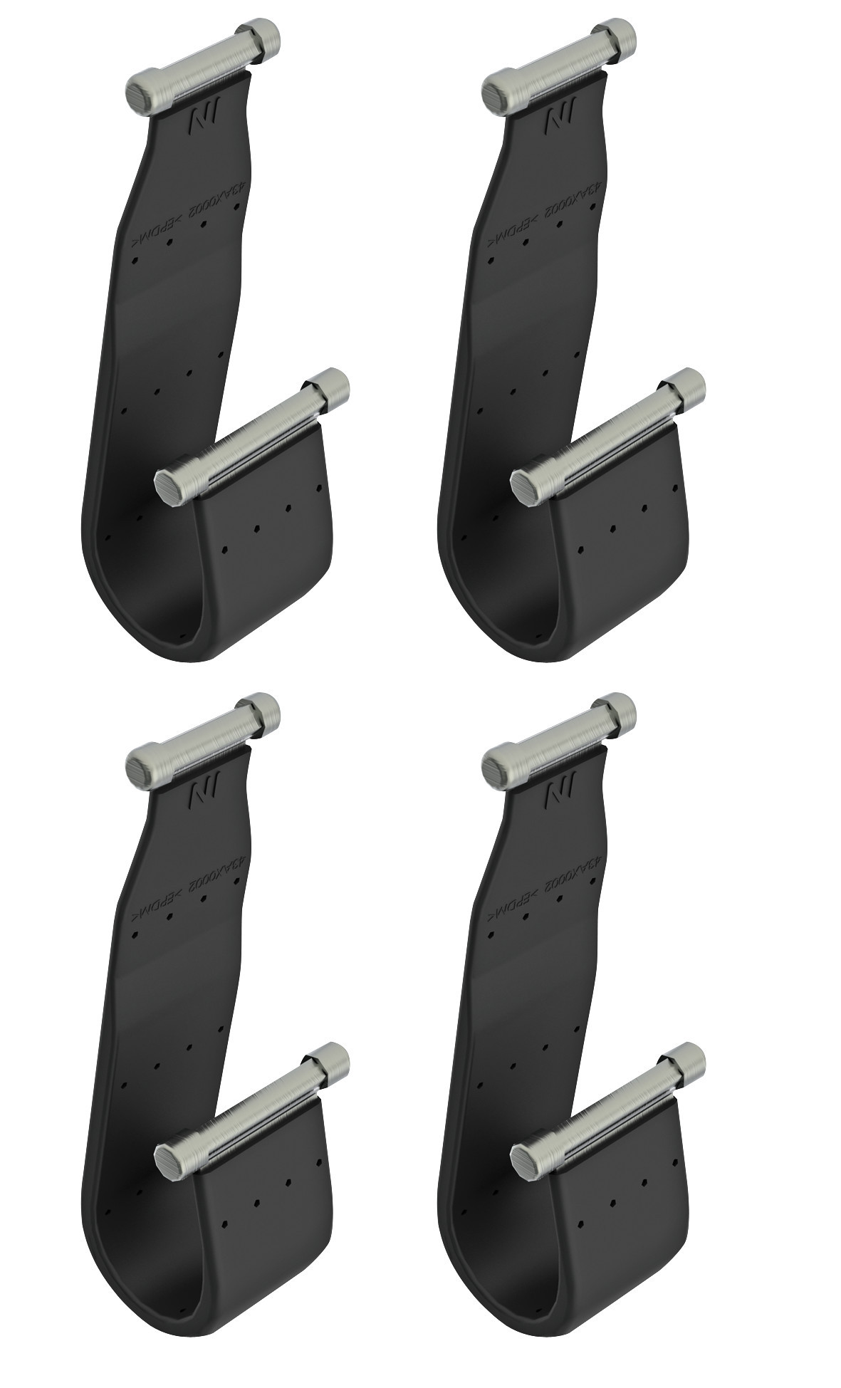 Kit 4 cinghie per barre Snap - F1