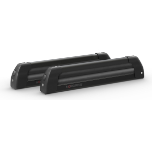 Nordic-King EVO aluminium NK-40, portasci per barre da tetto - Nero