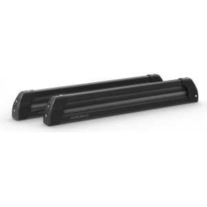 Nordic-King EVO aluminium NK-60, portasci per barre da tetto - Nero