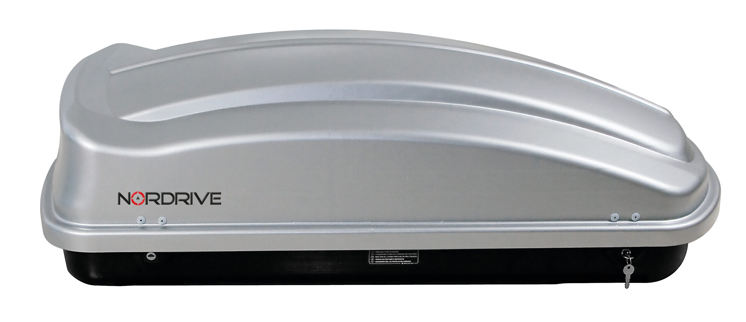 Box 330, box tetto in ABS, 330 litri - Grigio goffrato - immagine 3
