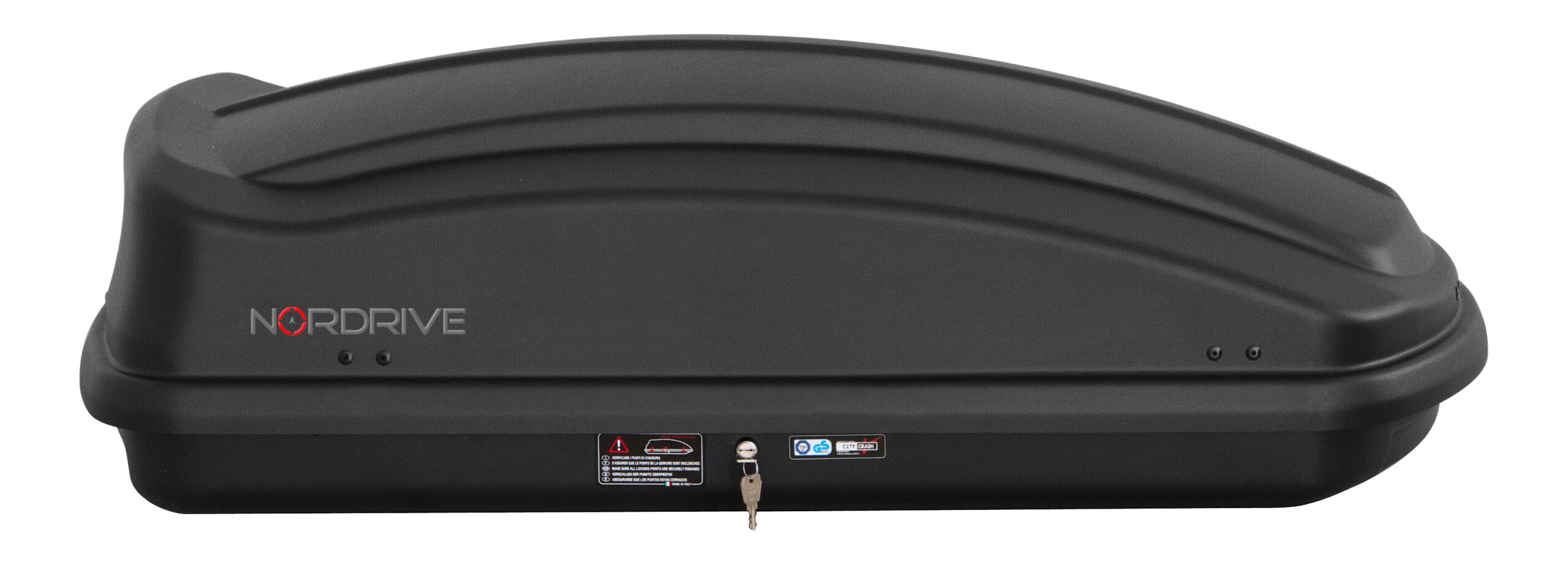 Box 330, box tetto in ABS, 330 litri - Nero goffrato - immagine 3