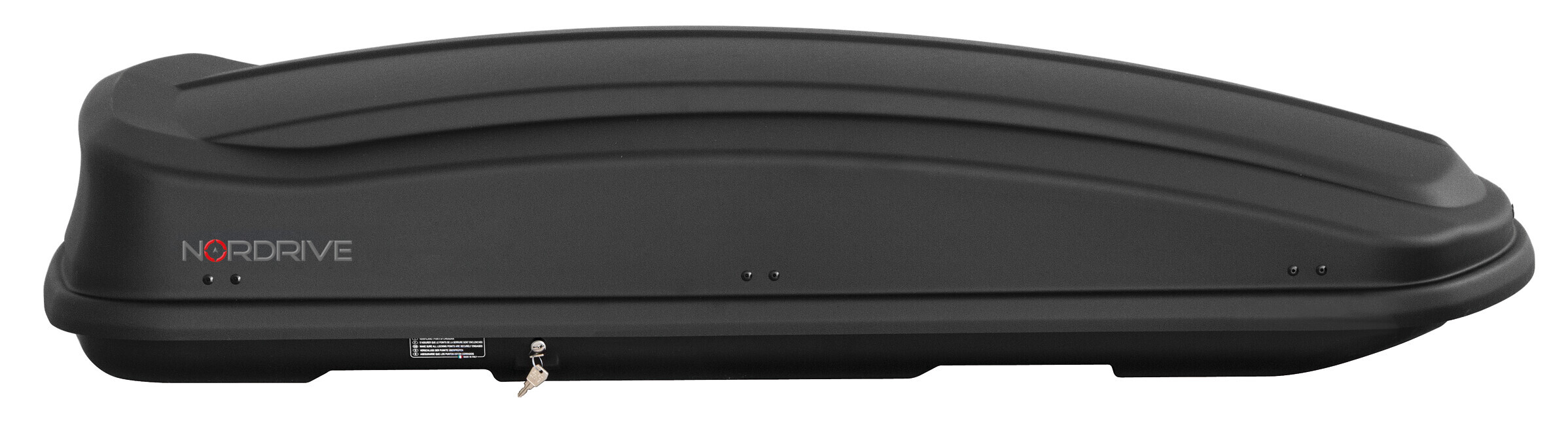 Box 530, box tetto in ABS, 530 litri - Nero goffrato - immagine 3