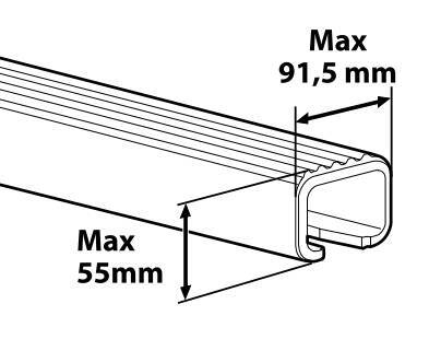 Box 400, box tetto in ABS, 400 litri - Nero goffrato - immagine 15