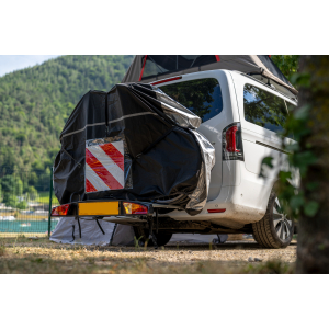 Copertura per portabici gancio traino