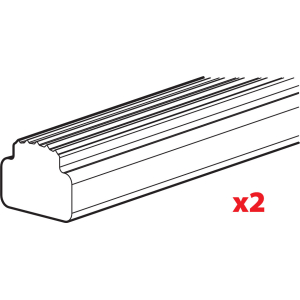 Set 2 gomme superiori - L = 140 cm