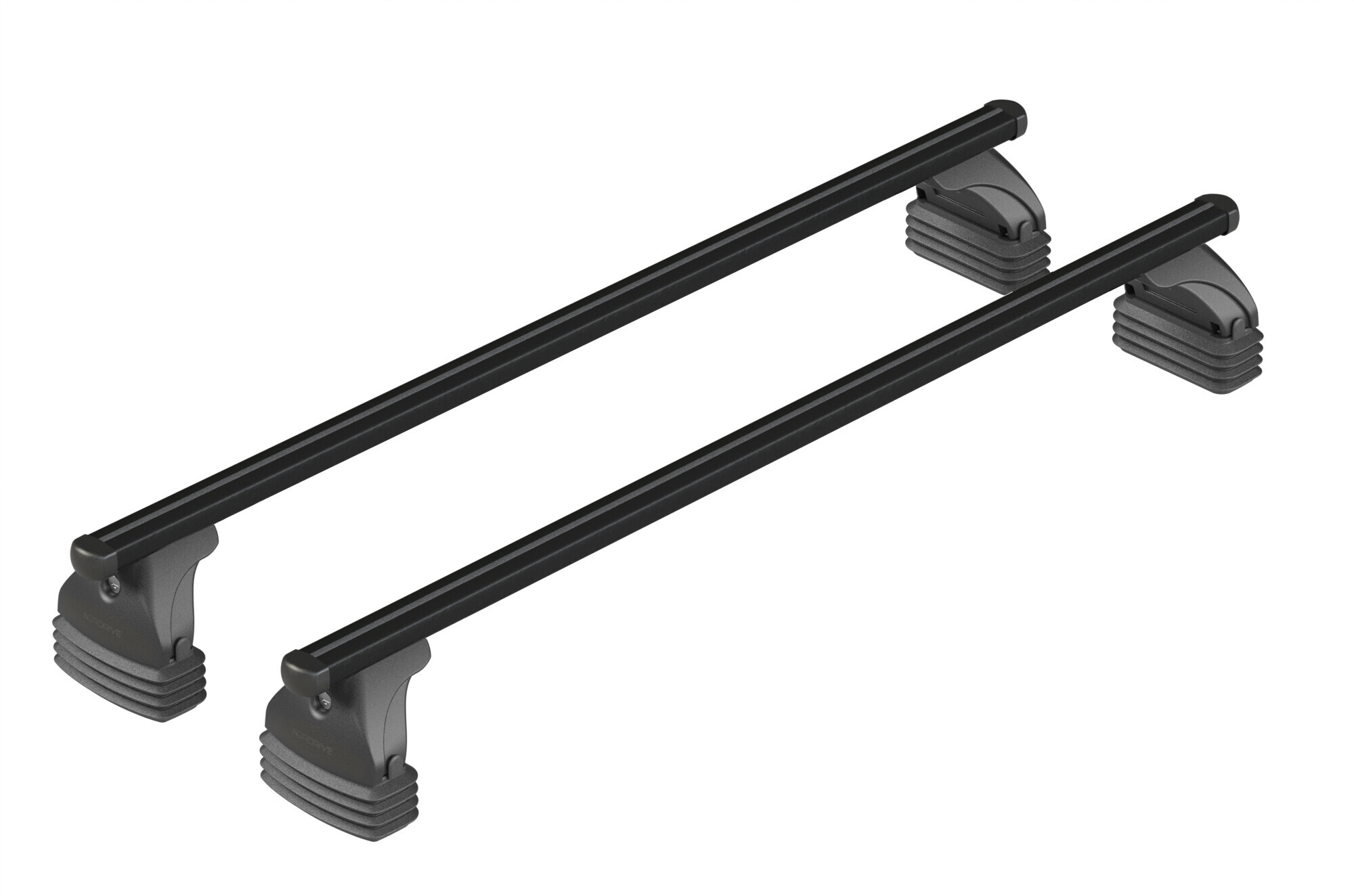 Helio Black, set completo barre portatutto in alluminio - L - Evos LP - C036