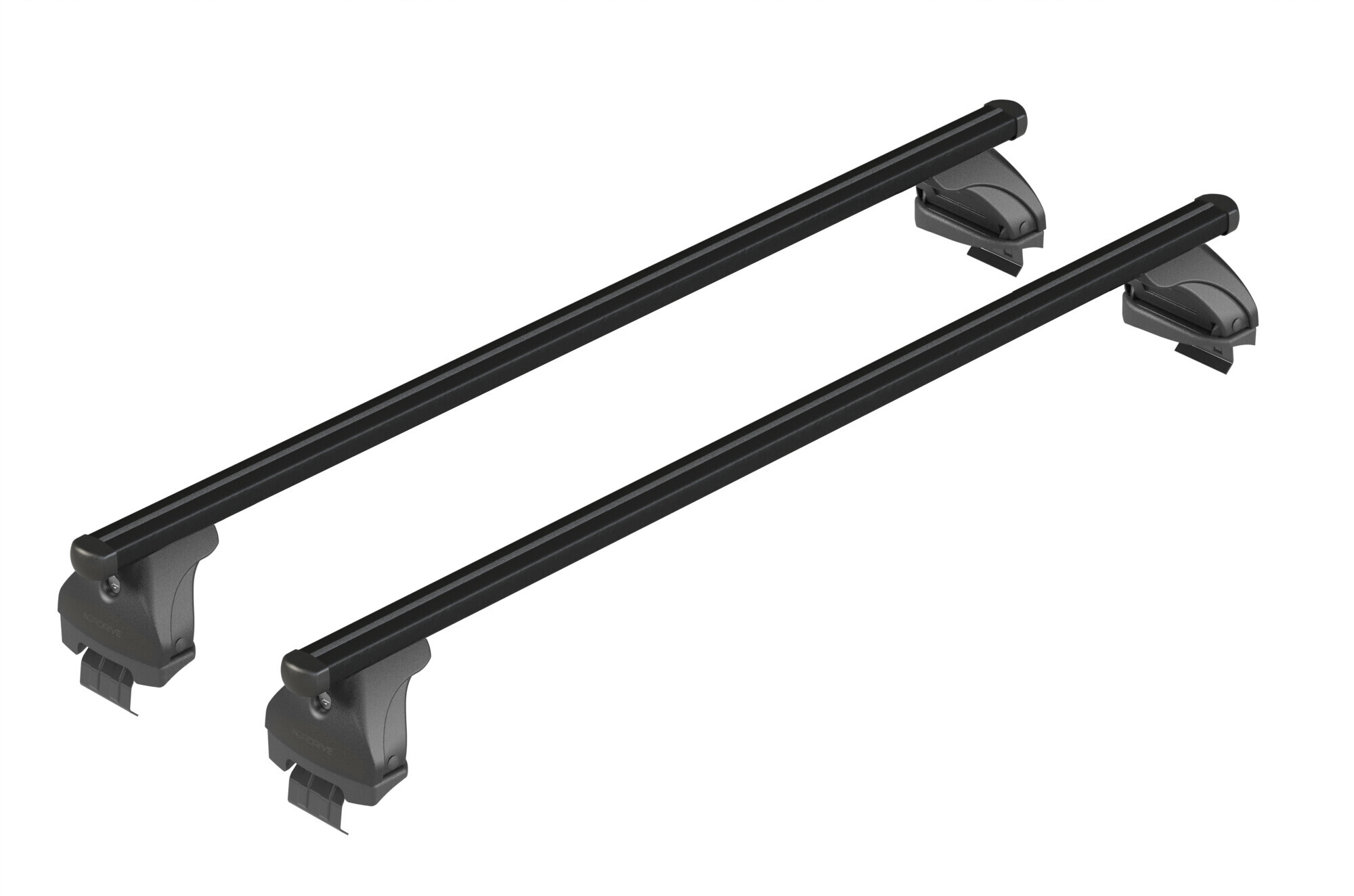 Helio Black, set completo barre portatutto in alluminio - L - Evos LP - C104