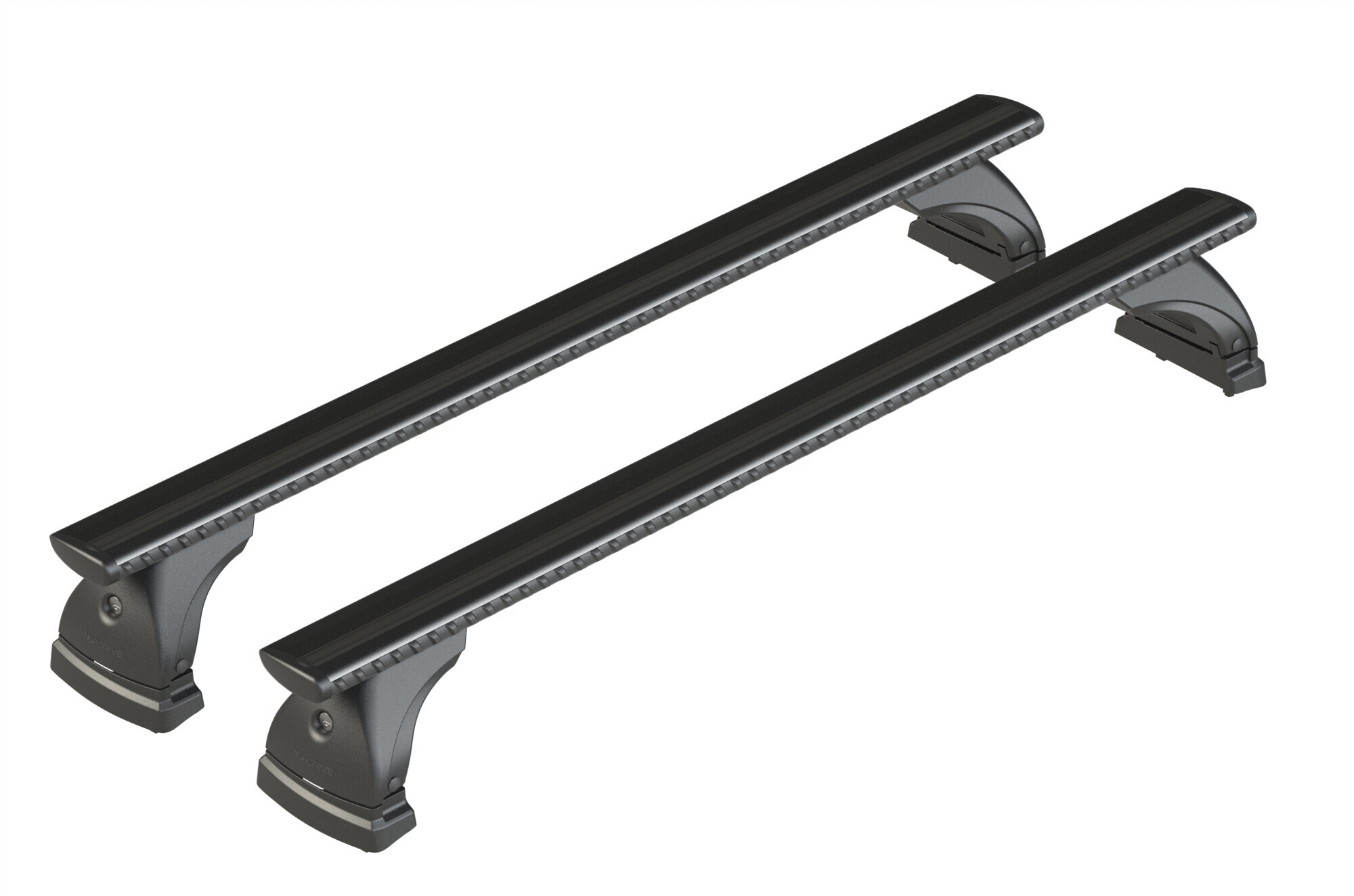 Silenzio Black, set completo barre portatutto in alluminio - S - Evos ST - C134
