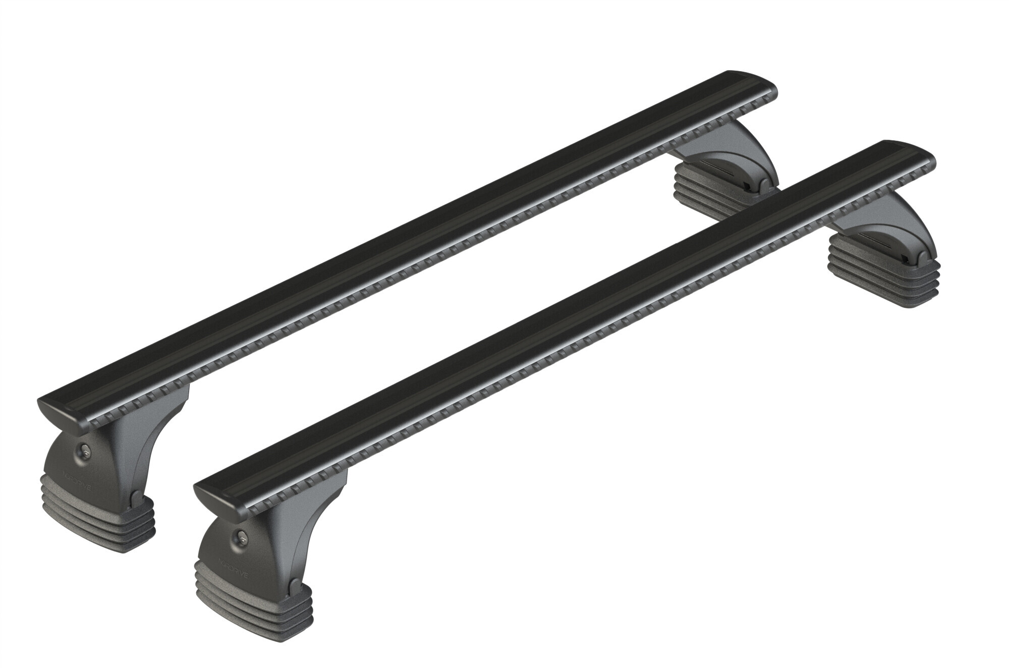 Silenzio Black, set completo barre portatutto in alluminio - S - Evos ST - C044