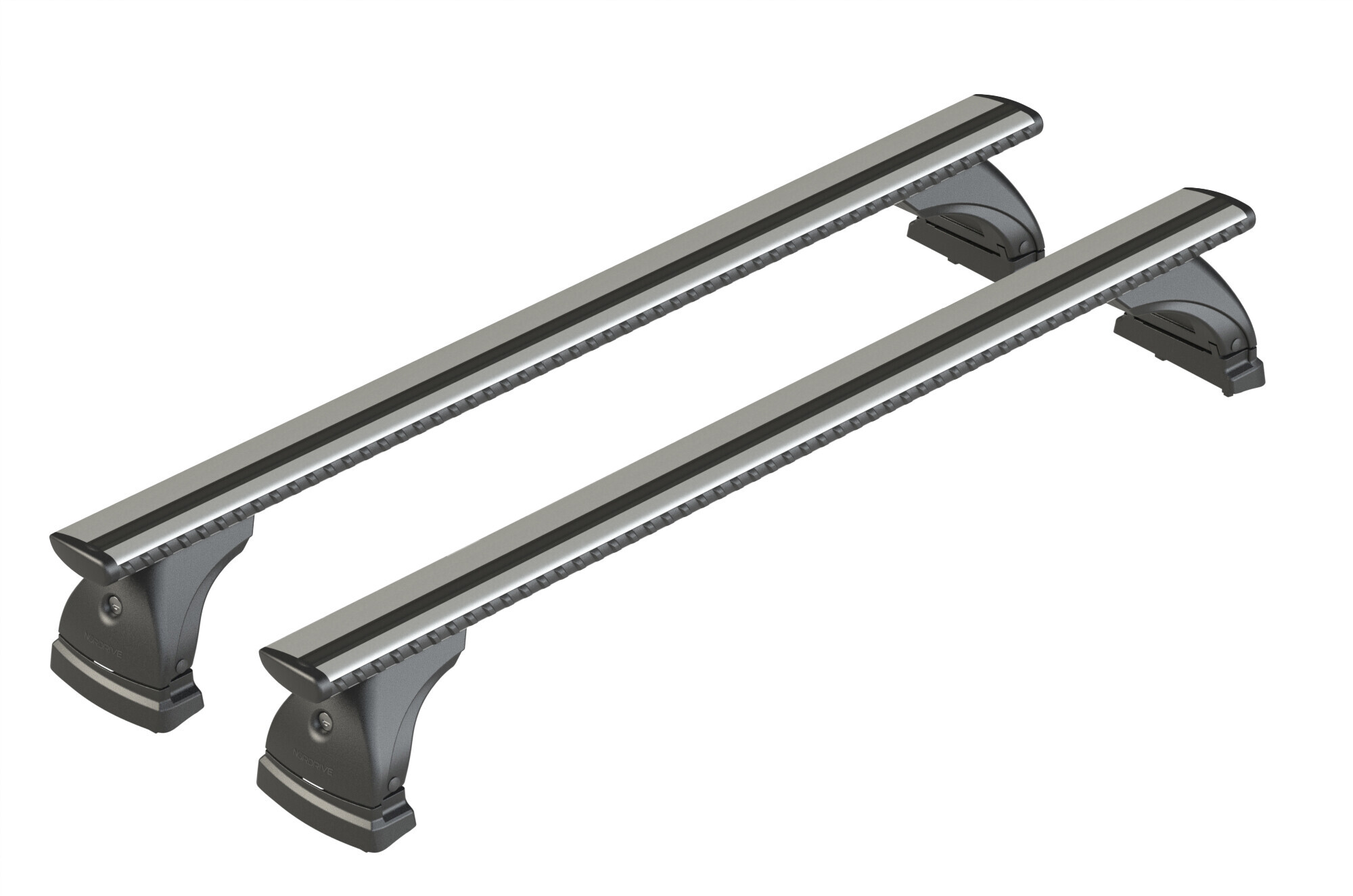 Silenzio, set completo barre portatutto in alluminio - M - Evos ST - C164