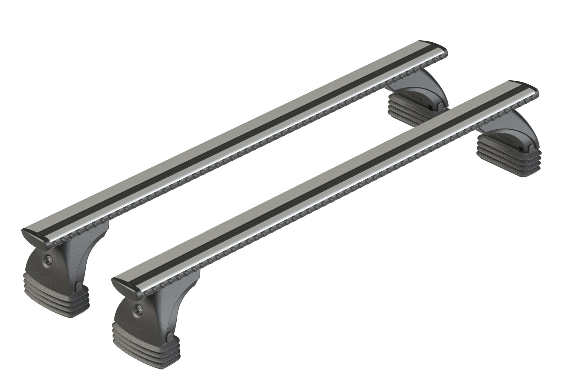 Silenzio, set completo barre portatutto in alluminio - M - Evos ST - C015