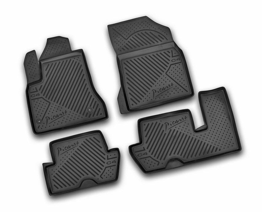 Set tappeti su misura in TPE - compatibile per Citroen C4 Picasso (03/07>05/13)