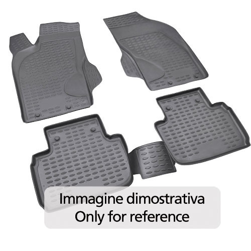 Set tappeti su misura in TPE - compatibile per Nissan Micra 3p (01/03>10/10) - Nissan Micra 5p (01/03>10/10)