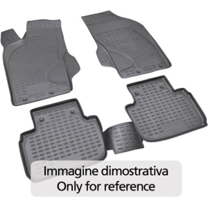 Set tappeti su misura in TPE - compatibile per Peugeot 207 3p (05/06>11/12) - Peugeot 207 5p (05/06>11/12) - Peugeot 207 cc (03/07>05/14) - Peugeot 207 Plus 3p (02/13>08/14) - Peugeot 207 Plus 5p (02/13>08/14) - Peugeot 207 sw (07/07>12/13)