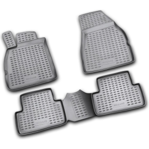 Set tappeti su misura in TPE - compatibile per Renault Megane II 3p (10/02>10/08) - Renault Megane II 4p (10/03>10/08) - Renault Megane II 5p (10/02>10/08) - Renault Megane II Grandtour (09/03>08/09) - Renault Thalia (11/08>06/14)