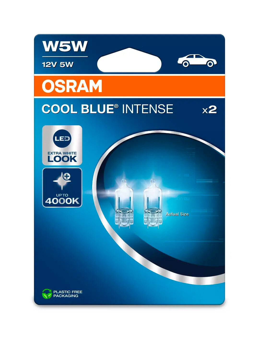 12V Cool Blue Intense (Next Gen) - W5W - 5W - W2,1x9,5d - 2 pz - Scatola - immagine 2