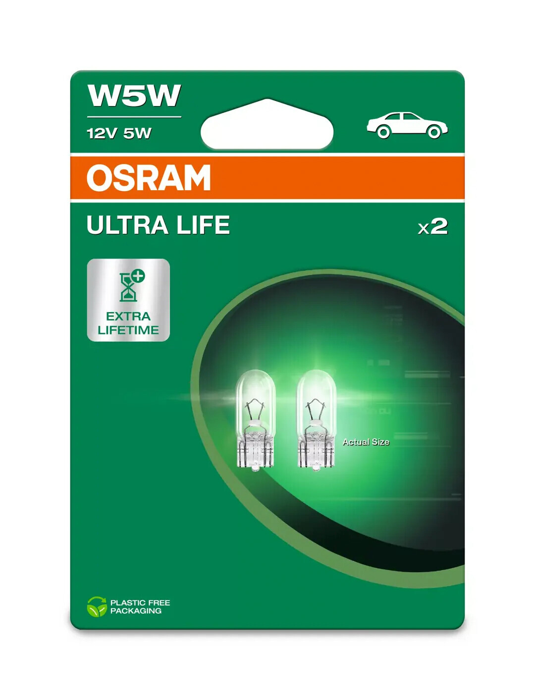 12V Ultra Life - W5W - 5W - W2,1x9,5d - 2 pz - Scatola - immagine 2
