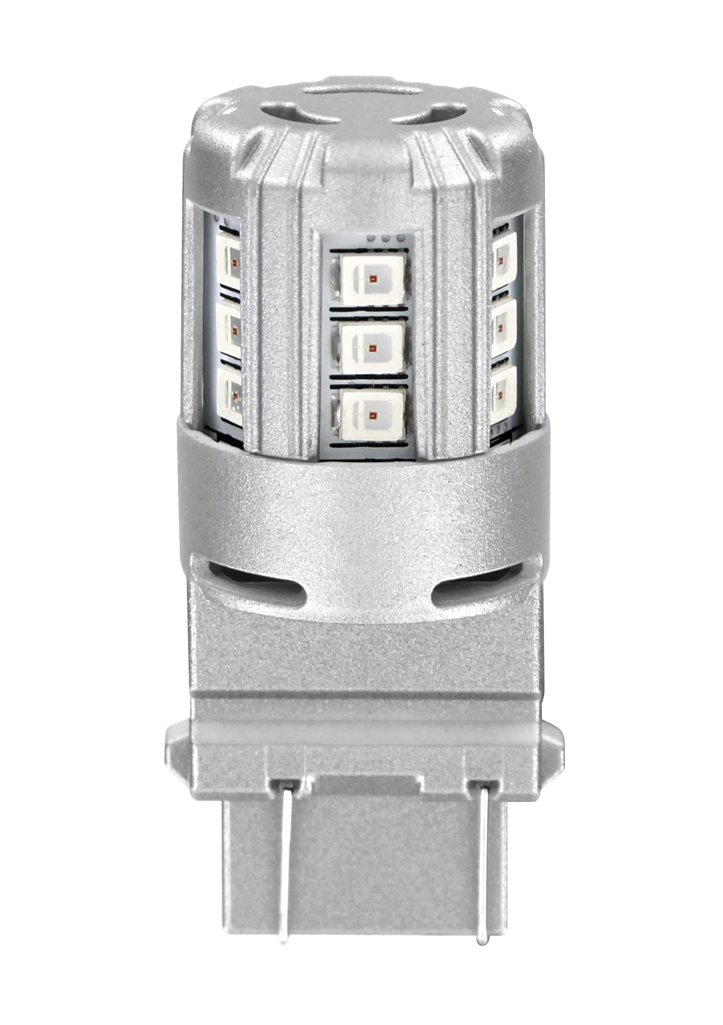 12V LEDriving Retrofit Led Standard - (P27/7W) - W2,5x16q - 2 pz  - Blister - Rosso