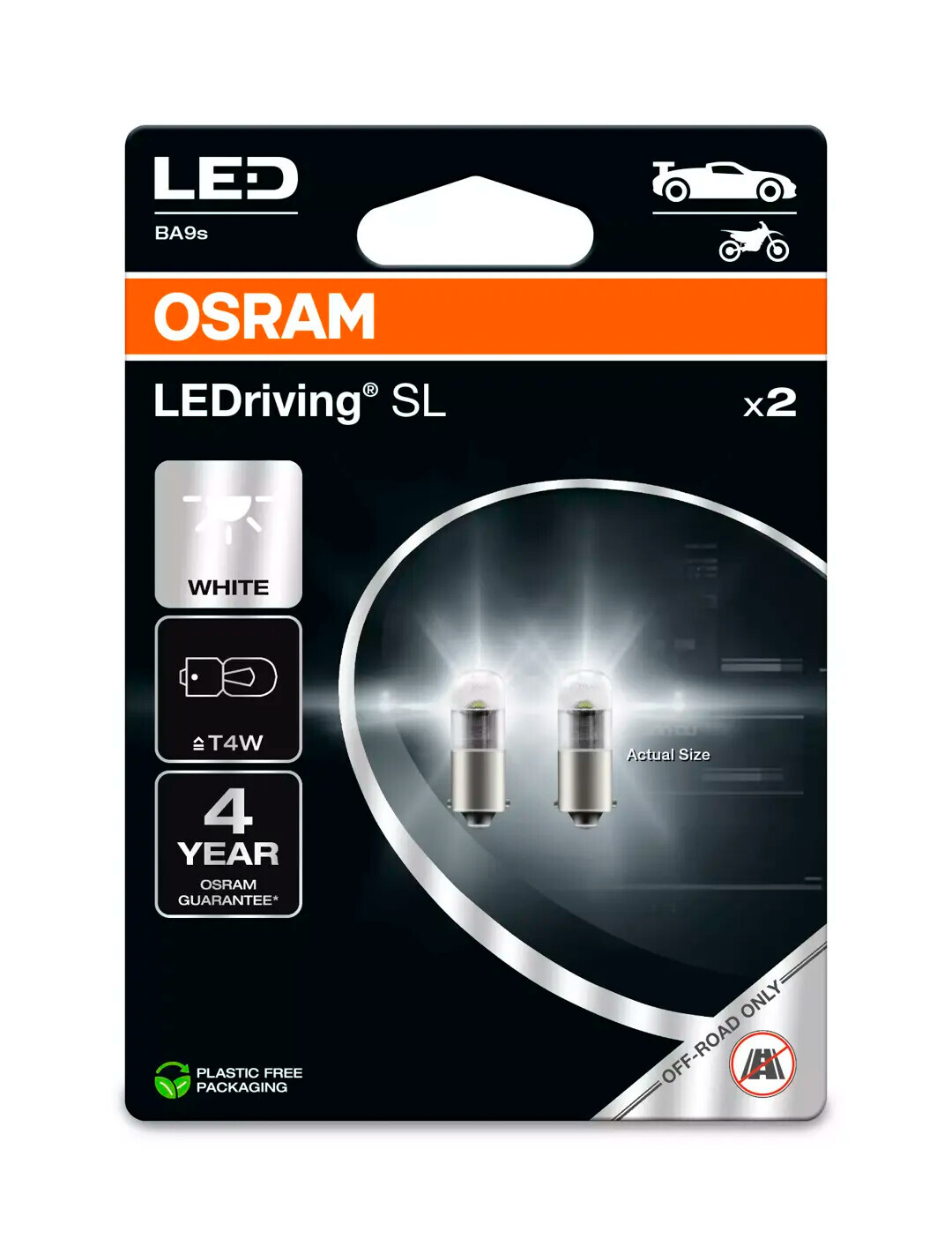 12V LEDriving SL - (T4W) - 1W - BA9s - 2 pz - Scatola - immagine 2